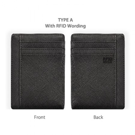 RFID Safe Extra Slim G.Leather Travel Wallet 04
