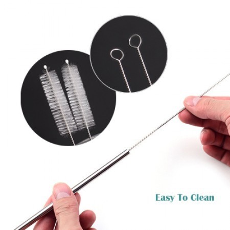 2-in-1 Stainless Steel Drinking Straw Canvas Set 06
