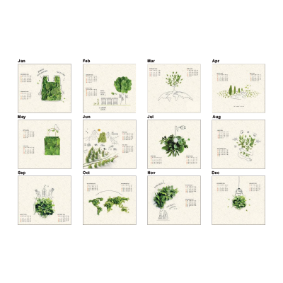 Eco Desk Calendar 2024 04