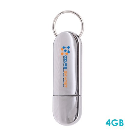 Metallic Paint Plastic USB Flash Drive - 4GB 01