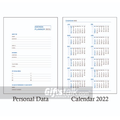 Thermo PU Indigo Agenda Planner 07