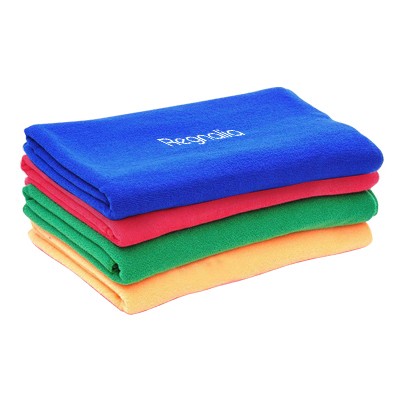 Microfiber Sports Towel with Drawstring Pouch - 80g 01