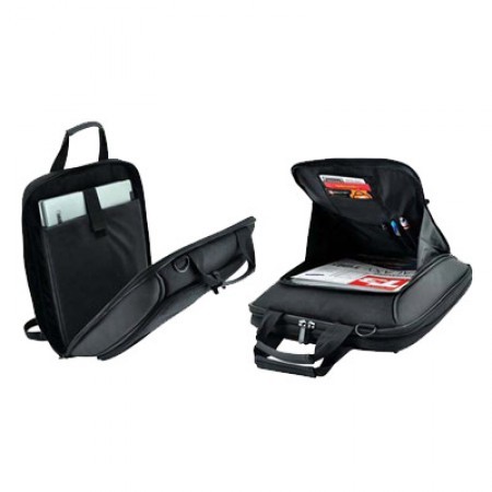 Duo Tone Lined Convertible Laptop Bag 04