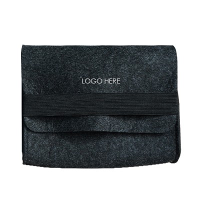 Mini Elastic Strap Felt Gadget Pouch 08