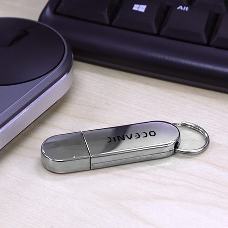 Metallic Paint Plastic USB Flash Drive - 4GB 08