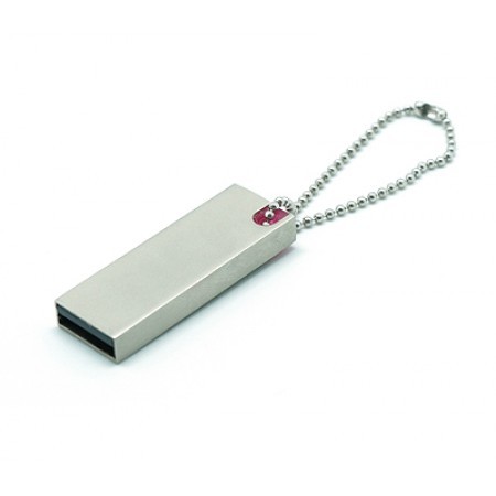 Deluxe Stainless Steel Mini USB Flash Drive - 4GB 01