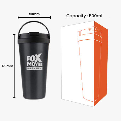AUTUMN Stainless Steel Coffee Mug - 500ml 12