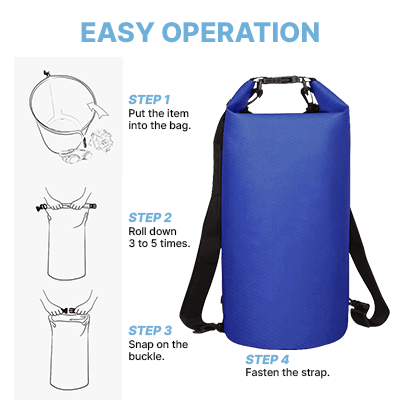 BEACH - Waterproof Polyester Dry Bag - 10L 07