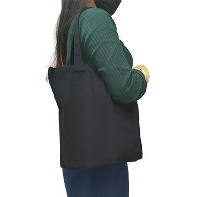 Black Promo Canvas Bag - 10oz (310x340x100) 07