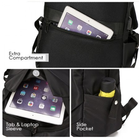 17.3" BOLD Fashion Laptop Backpack with USB Port 13