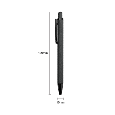 CHROME Coated Aluminum Press Action Ball Pen 06