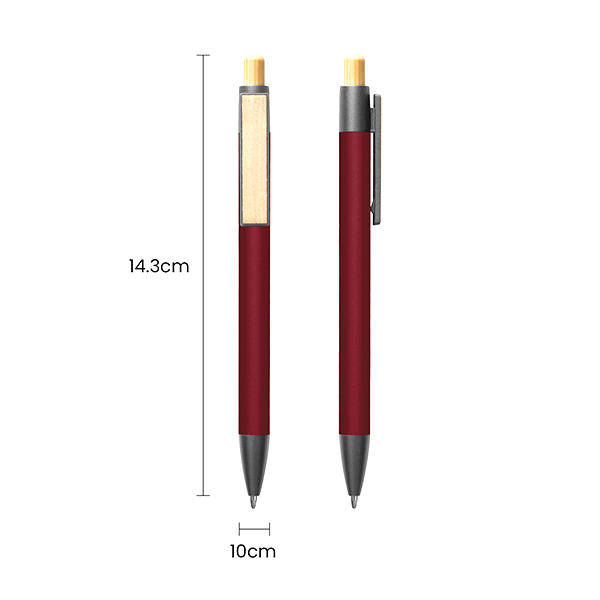 CLIPP Press Action Aluminum Ball Pen 07