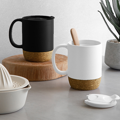 CORK 2 Tone Ceramic Mug with Cover – 400ml 04