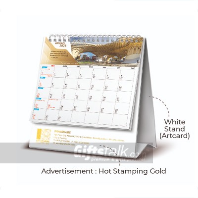 UNIQUE ARCHITECTURE Desk Calendar 2023 03