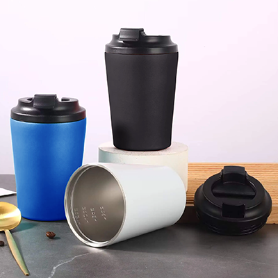DEVINE Stainless Steel Double Wall Mug - 350ml 06