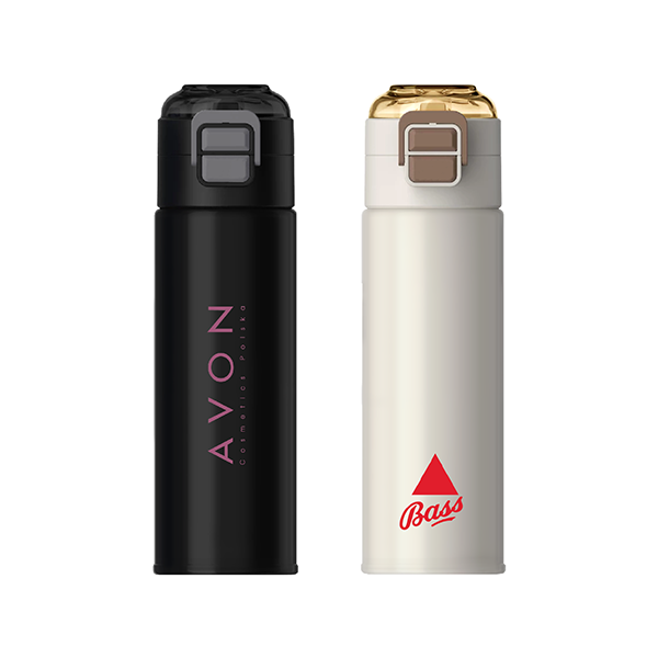 DUCK Dual Lid 316 S.Steel Bottle with Straw - 520ml 01