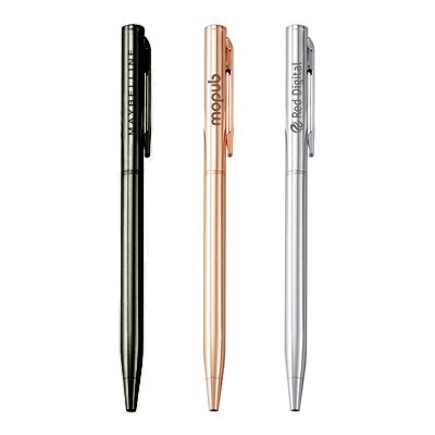 IRIS Twist Metal Slim Ball Pen 01