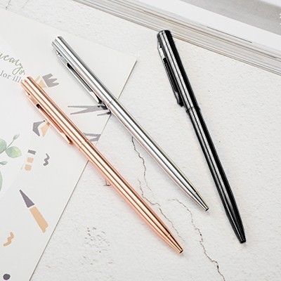 IRIS Twist Metal Slim Ball Pen 05