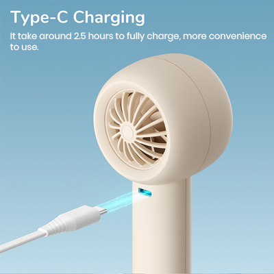 JISULIFE Handheld 3 Speed Mini Fan - 2000mAh 07