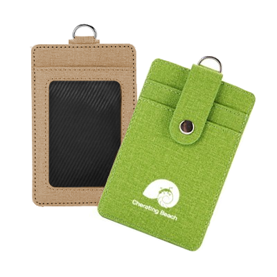 Korea Fabric ID Holder with Snap Closure 05