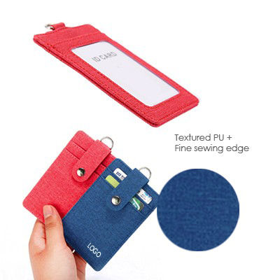 Korea Fabric ID Holder with Snap Closure 07