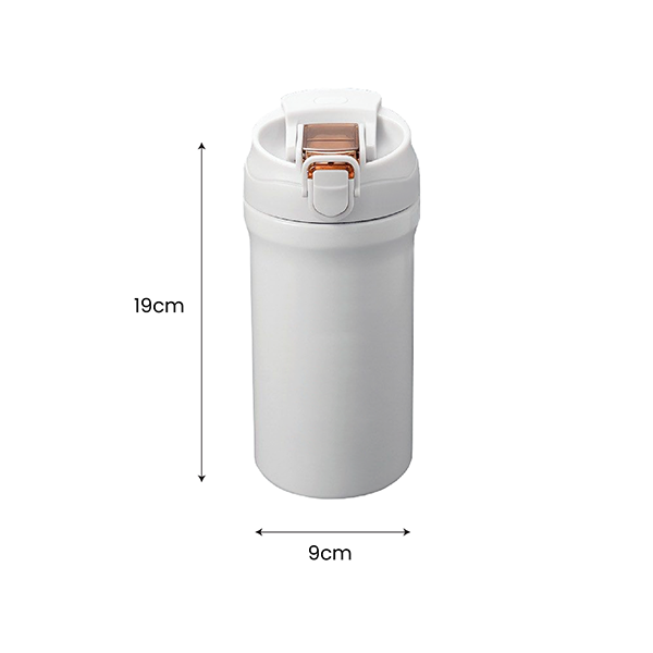 LINK Dual Lid 316 S.Steel Bottle with Straw - 600ml 07