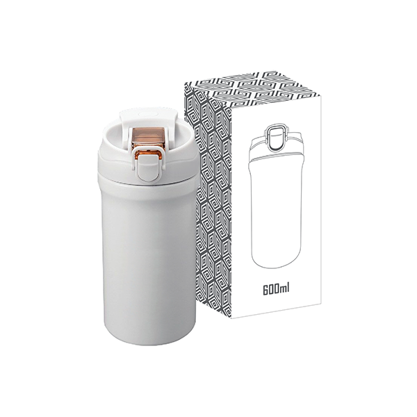 LINK Dual Lid 316 S.Steel Bottle with Straw - 600ml 08