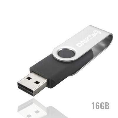 Metal Swivel Color Coated USB Flash Drive - 16GB 01