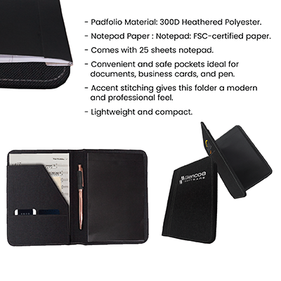 NOKA Premium A5 Padfolio with Notepad 09