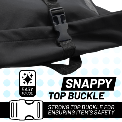 POLLEY Soft Polyester Buckle Backpack 06