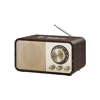 Retro Wooden Bluetooth Speaker with FM Radio – 1800mAh 01