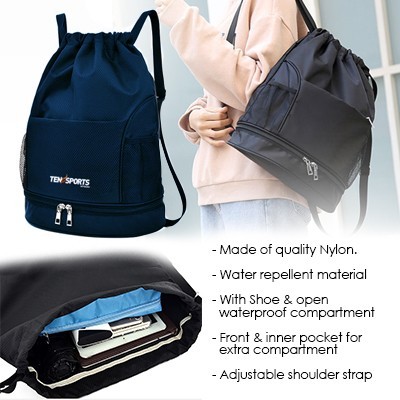 ROX Polyester Oxford Fashion Drawstring Bag 13