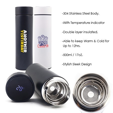 SMART LED Display Premium Thermos Flask - 500ml 13